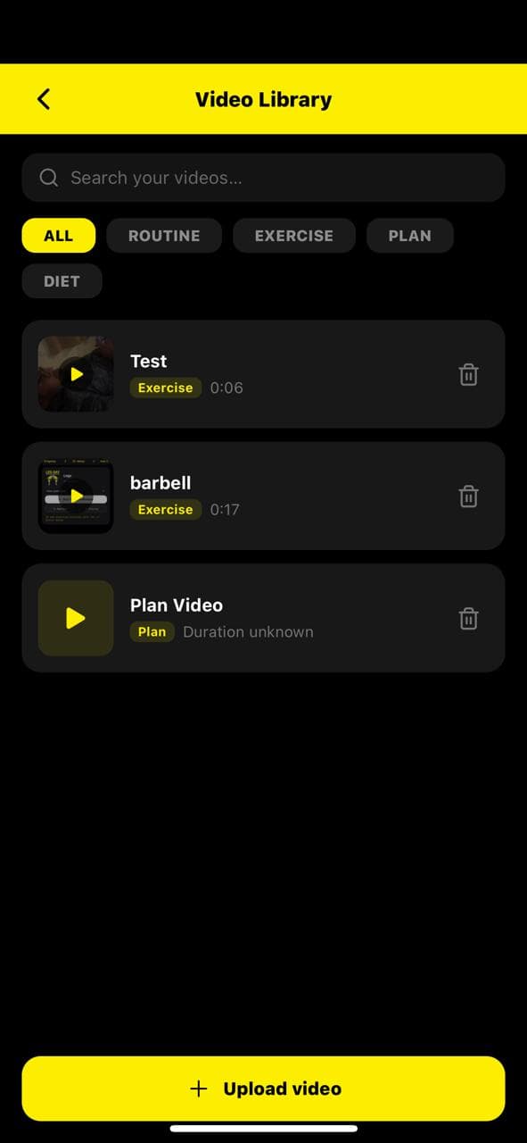 Video library